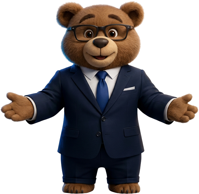 TaxCred Ted, the official TaxCred Plus bear
